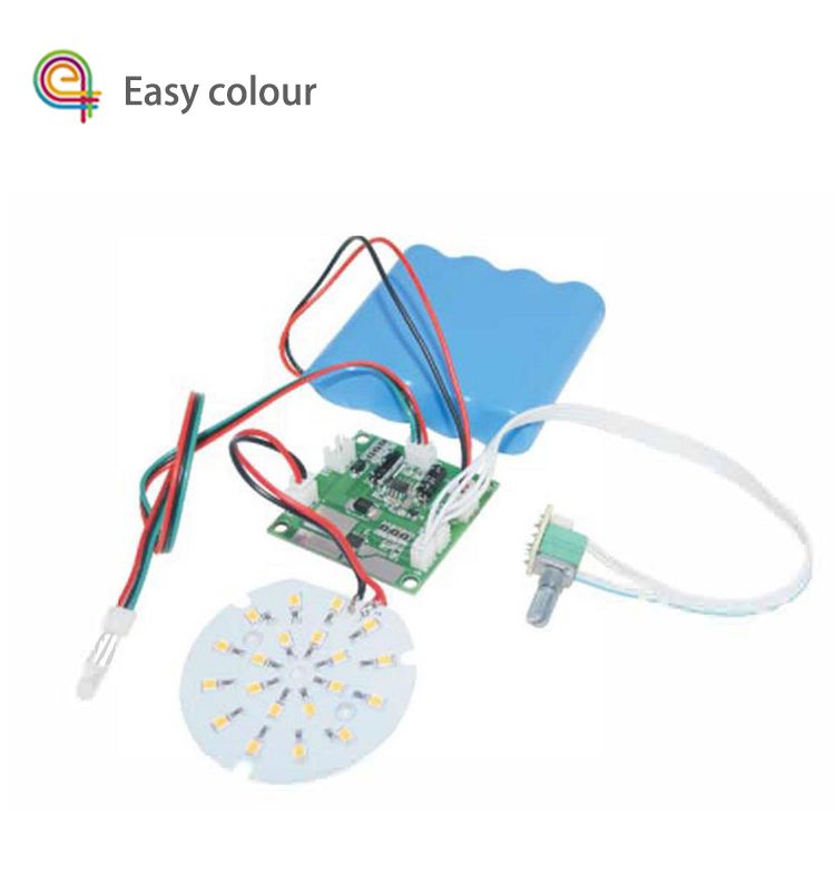 Rechargeable lamp control module